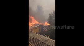 Wildfires burn through 750 hectares in Chile, destroying houses