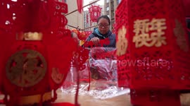 Residents Prepare To Celebrate The Lantern Festival In Zouping, China