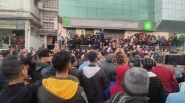 Citizens continue to protest in the city of Beit Lahiya