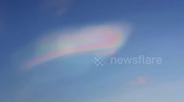 UK: Rare And Beautiful ‘Mother Of Pearl’ Clouds Spotted Over Sky In Scotland