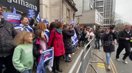 Defend Israeli Democracy protest in London