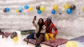 'World’s largest' igloo cafe draws visitors in Himalayan ski resort of Gulmarg in Kashmir