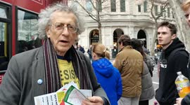Piers Corbyn protests London's ULEZ low-emission zone, claims he has £42K in unpaid fines