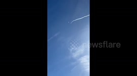'He's going right at it': Suspected Chinese spy balloon shot down over sea near Myrtle Beach, South Carolina