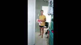 I tell my wife to film me dancing, and she's not happy with it