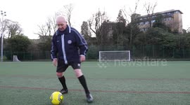 Britain's oldest referee has no plans to blow full-time on his hobby at the grand age of 89