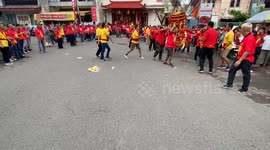 The Kio Ancestral procession in the city of Padang, West Sumatra, Indonesia, fell during the Cap Go Meh celebration