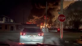 Officials urge evacuation near the Ohio train derailment, fearing an explosion