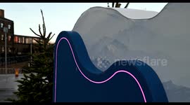 A Snow Themed Christmas Near To Kings Cross Within The Coal Drops Yard, London, United Kingdom