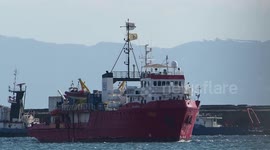 German rescue ship carrying 109 migrants, 2 dead and one pregnant, arrives in Naples, Italy