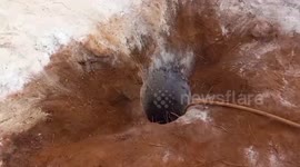 Rescue teams battle overnight to save one-year-old stuck in 50-foot deep well in Thailand