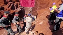 Girl, one, rescued after spending 18 hours trapped in 50ft deep well