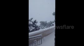 Greece: Storm Barbara Brings Heavy Snowfall To Athens 2