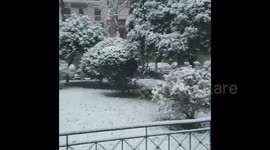 Greece: Storm Barbara Brings Heavy Snowfall To Athens
