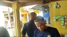 Huge 8-foot python removed from resident's attic in Indonesia