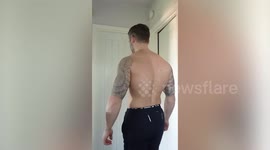 Personal trainer who ate nothing but pizza for 30 days has lost over half a stone