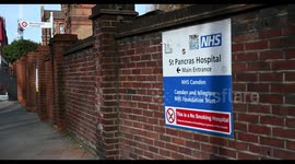 St Pancras Hospital Main Entrance This Way, Camdan, London, United Kingdom