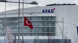 Flags at half mast in Ankara, Turkey, as national mourning is declared