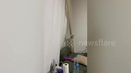 Bedroom shakes as Turkey earthquake rattles buildings