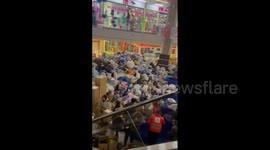 Locals in Istanbul, Turkey gather emergency supplies