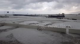 Surprise hailstorm slams Spain