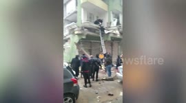 Baby rescued from damaged building after catastrophic earthquake that killed at least 8,000 in Turkey and Syria