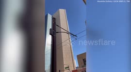 Anti-abortion protester taken into custody after free-climbing a 40-storey skyscraper in Arizona