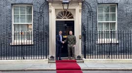 UK PM Sunak welcomes Ukrainian leader Zelenksky to 10 Downing Street in London