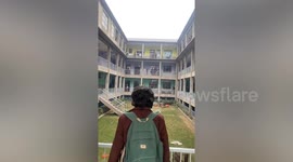 Rampaging students riot in Pakistan school 'over religious disagreement'
