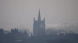 Fog engulfs Wirksworth in the Derbyshire Dales UK - 4K Editorial 8/2/2023
