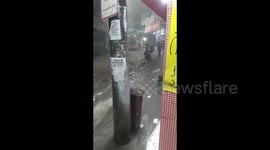 Heavy rainfall causes severe flooding in Rio De Janeiro, Brazil