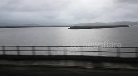 Bridge crossing on train in Odisha . Train sound on bridges and high speed crossings : Indian Railways