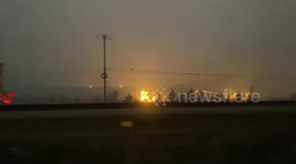 Chile: Wildfires Spread To Highway In Mulchén, Toll Plaza Evacuated
