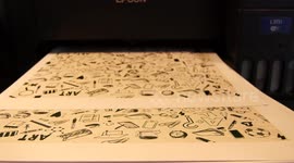 Palestinian students work on Molhem, as project for paper products and design