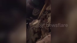 Rescuers risk lives to pull 18-month-old girl from rubble in Turkey