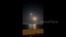 SpaceX launches Amazonas Nexus communications satellite on Full Moon night