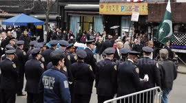Funeral for NYPD Officer added Fayaz held in Brooklyn