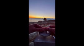 Mini Pottery beside a giant Historic Shipwreck! Mesmerising and Relaxing Sunset