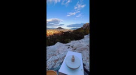 Incredible Outdoor Mini Pottery on an ancient site, the Acropolis of Athens. So high you can see the entire city of Athens!