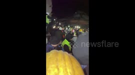 Survivor pulled from rubble in Turkey as freezing conditions take hold