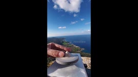 Throwing pottery so high above altitude you could see the horizon!