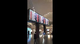 All flights delayed in International Istanbul airport