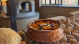 Cosy natural and modernity interior in high mountain hostel