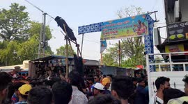 Sambalpur's Famous Sitalsasthi Festival in Odisha .  cartoon bear dancing