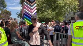 Official opening of Pride Square for WorldPride 2023, Sydney, Australia