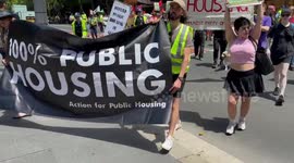 Rally for Housing Justice, Sydney, Australia