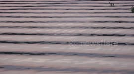 Mesmerizing waves on a river after sunset in Ayutthaya, Thailand.
