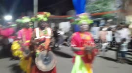 Hanuman Jayanti folk dance in sambalpur Odisha .Hanuman Jayanti celebrated across Odisha .Folk Dances of India . Indian Art and Culture