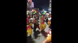 FAMOUS HANUMAN JAYANTI PROCESSION IN SAMBALPUR ODISHA . FOLK DANCE