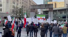 Iranian protest to support Women in Seattle